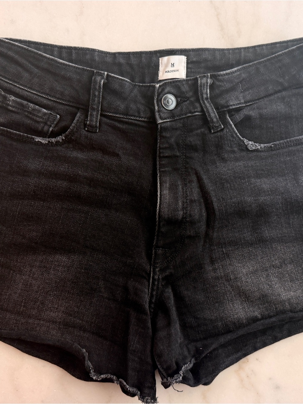 Madison Black Women's Denim Shorts